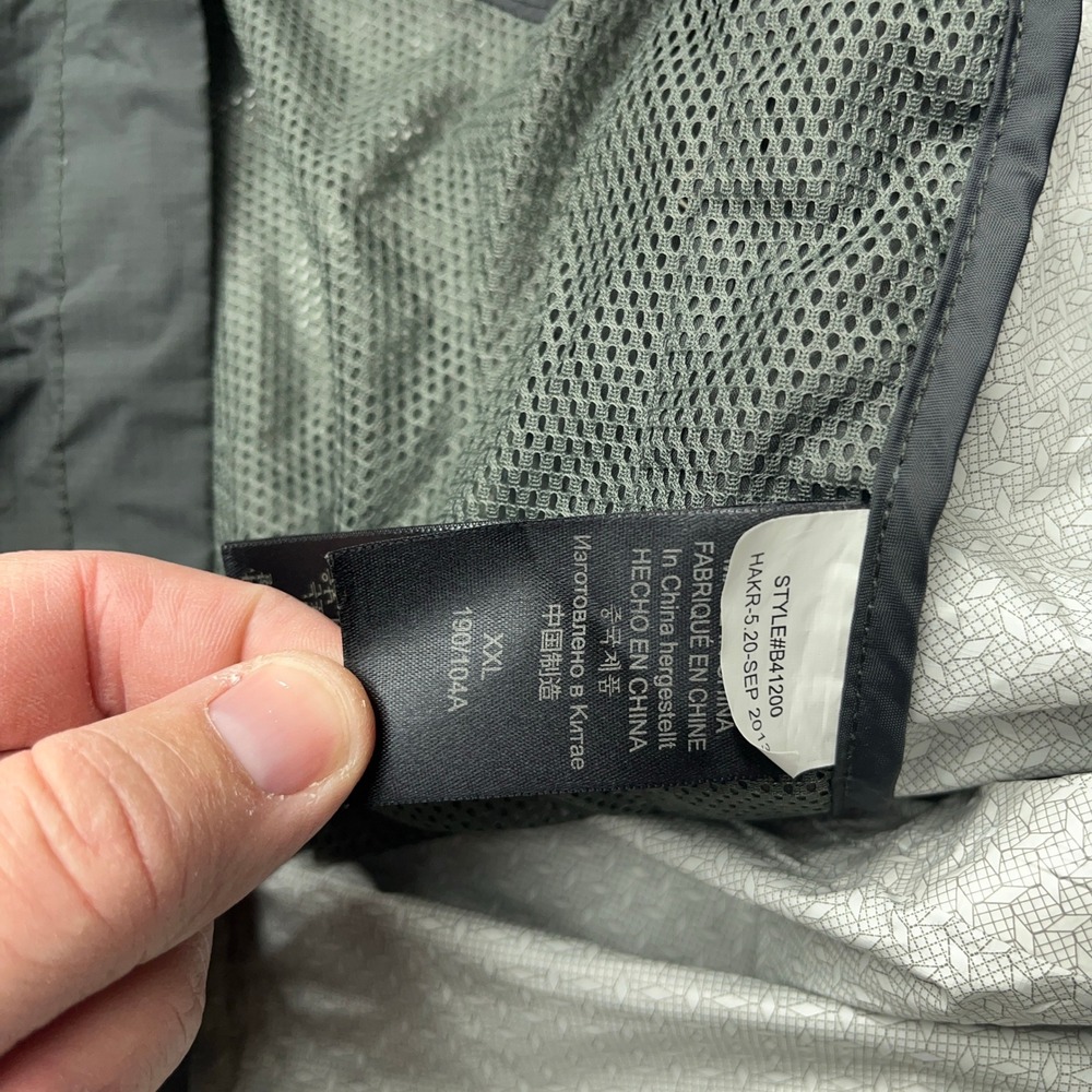 Marmot Packable Rain Jacket Men 2XL Gray Lined Mock Neck Zip Up Tactical Outdoor - Picture 5 of 11